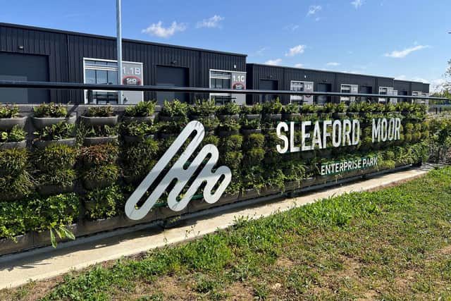First phase fully let - Sleaford Moor Enterprise Park. Photo: NKDC