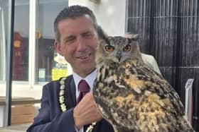 Mayor of Skegness Coun Adrian Findley.