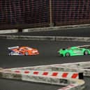 Racing action at Louth RC Car Club.
