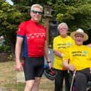 Neurosurgeons Chris Lee and Gerry O'Reilly from Hull Royal Infirmary with Emma-Jayne's parent's Ruth & Tony Knowles BEM. Photo: Chris Frear Butterfield