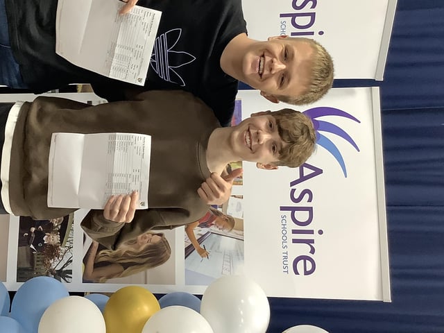 GCSE results celebrations.