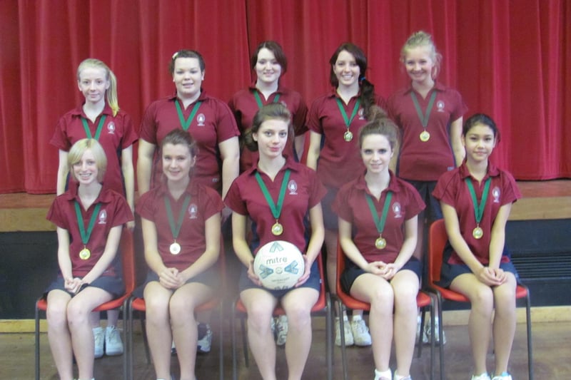 The Under 14s netball team at QEGS, in Horncastle, were through to the regional finals in December 2012.