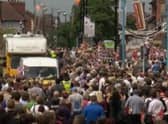 A nostalgic look at the 2012 Olympic Games Torch Relay arriving in Skegness..