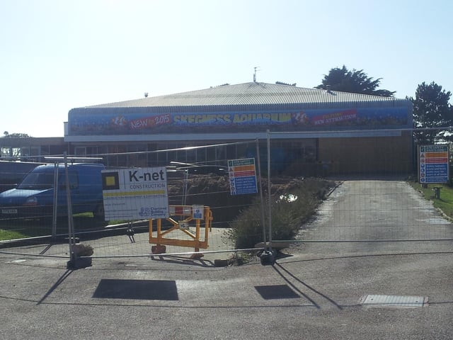 A project to convert the former Panda’s Palace indoor play area in Skegness into an aquarium was ‘on target’ for its April 2015 opening, developers Teen Spirit Ltd said. Extensive groundwork had taken place, including preparations for the main tank. The process of fish selection was also under way.