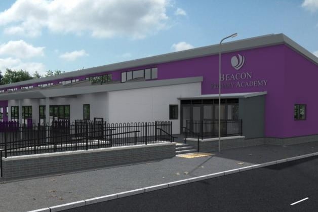 Work began on Skegness' Beacon Primary Academy 10 years ago this week. This was the artist's impression of what it would look like when finished.