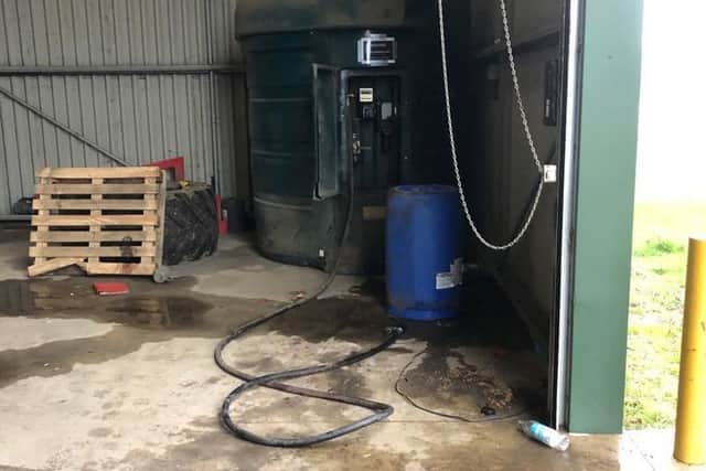 Fuel was stolen from Clayton-Lenton.