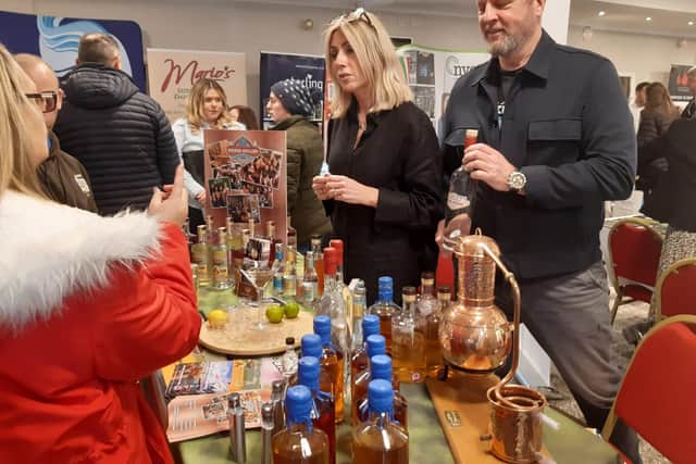 Skegness Distillery were among the exhibitors promoting 'working together'.