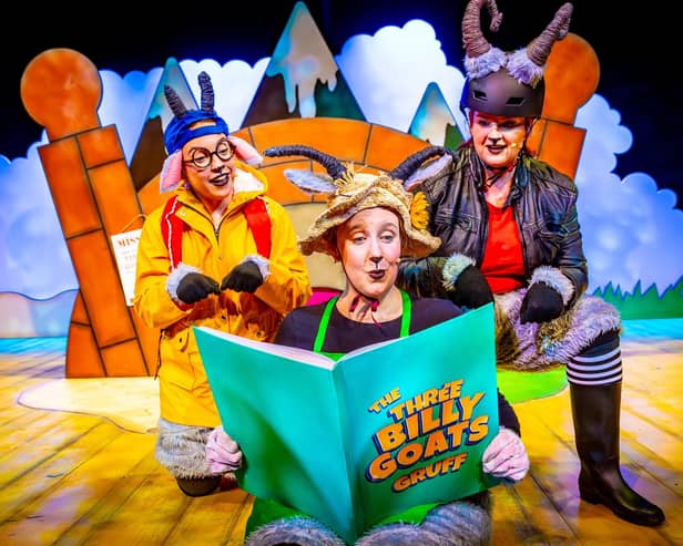 Lost The Plot Theatrical Ltd bring The Three Billy Goats Gruff to The Trinity Arts Centre next week. Image: Steve Gregson