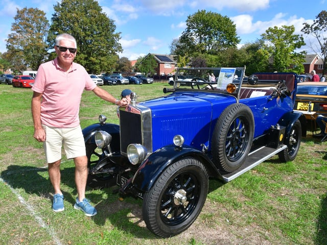 Christopher Cocks of Greylees with his 1926 Morris Cowley