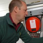 An OFTEC registered technician at work