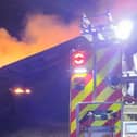 Woodhall Spa Fire Crew attended the scene and posted this picture.