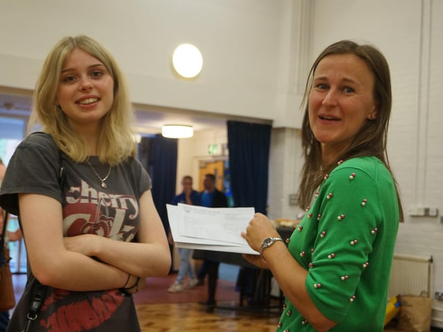 For Lissy Kitching De Aston was her fourth secondary school. Thanks to what mum Claire describes as 'fantastic support' from the whole school, who went 'above and beyond', Chloe went from working at 30% to full engagement - and even a diagnosis of autism at 15 and a half didn't stop her determination. Her success means she is able to continue her studies in Art, Media and History at Franklin College.
