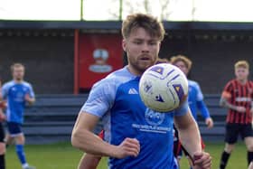 Harry Limb scored his 33rd goal of the season at Shirebrook on Saturday - photo (c) Joshua Hallam