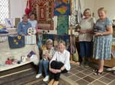 The Ladies of the Louth Textile Group put on a fine display.  Photos by Chris Frear
