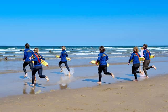 Lifeguard training has been underway before beach patrols start in East Lindsey on May 23
