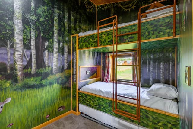 The children's bedroom at Wild Acre Village