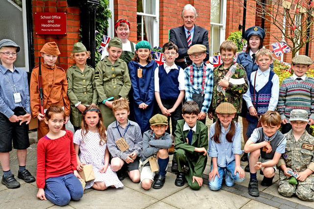 Pupils at St Hugh's Primary School, in Woodhall Spa, marked VE Day 10 years ago by getting into period dress and holding a street party.
