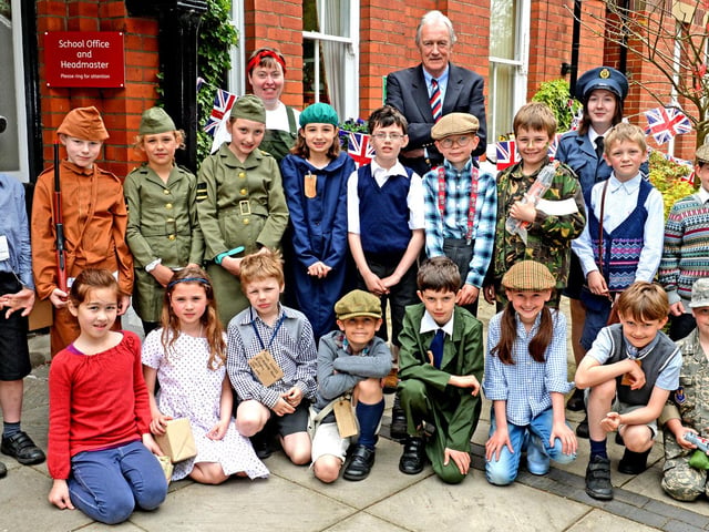 Pupils at St Hugh's Primary School, in Woodhall Spa, marked VE Day 10 years ago by getting into period dress and holding a street party.