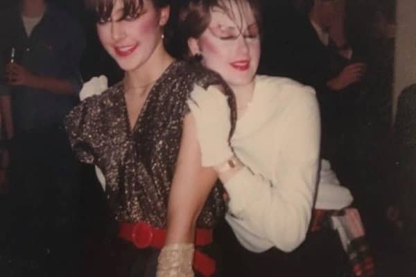 Human League’s Susan Ann Sulley and Joanne Catherall in the Limit – pic by Alison Drummond