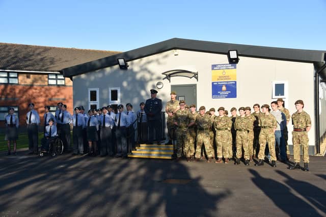The new £1 million Skegness Joint Cadet Centre has been officially opened by the Vice Lord-Lieutenant of Lincolnshire, Andrew Clark