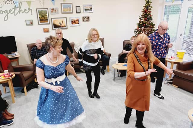 The 'Lets Jive' team got people on their feet - including the Mayor
