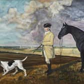 Sally Beaumont's reimagined In Barton Field by George Stubbs