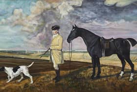 Sally Beaumont's reimagined In Barton Field by George Stubbs
