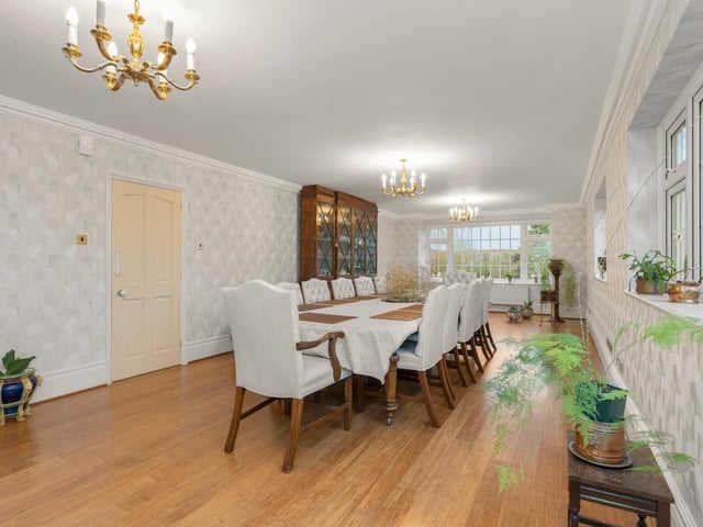 The dining room.