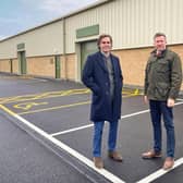 George Lockwood, director of Castle Group, and James Kirby, owner of Stirlin Developments