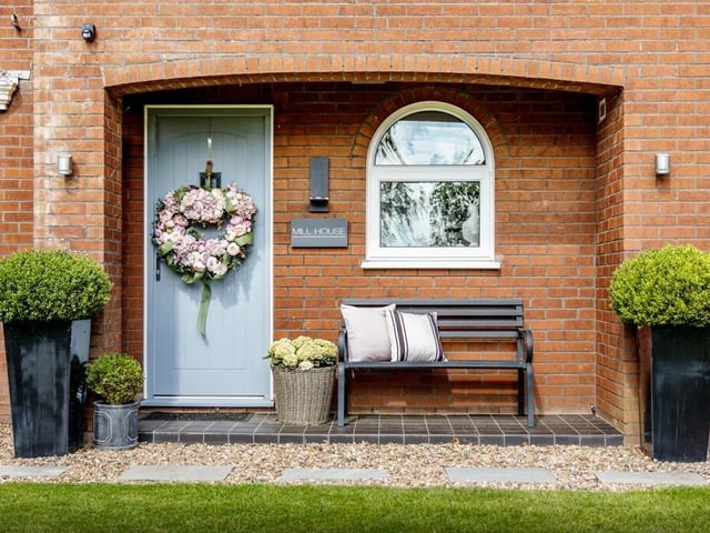 The front door.