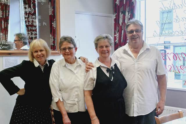 Strong ties for Jo, Sally, Maxine and Nick. Image: Dianne Tuckett