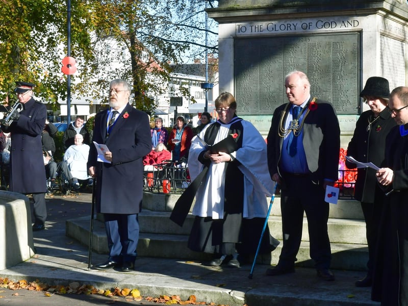 The service was led by the Rev Sally Clifton.