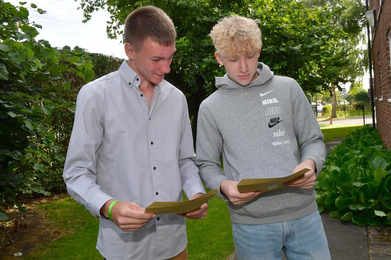 David Kandratovich, 16, (left) and Martins Traubergs, 16, of Boston.