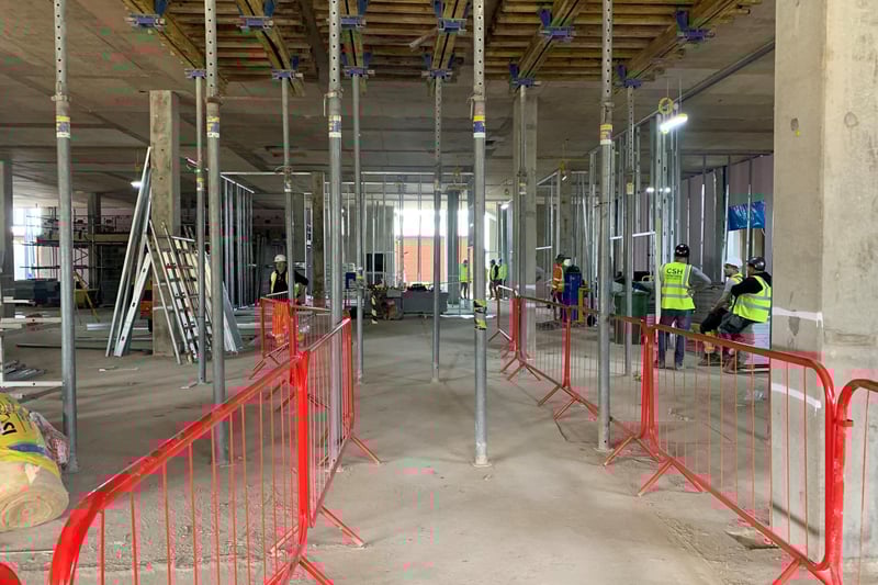 Inside the Emergency Department extension.