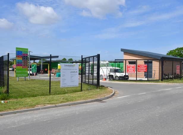 Boston's Household Waste and Recycling Centre (HMRC), in Bittern Way.