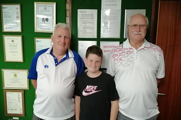 Vectors winning rink with Kevin Rockall, Harry Allerton and John Mitchell