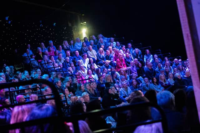 A packed-out audience at the WPT is 10 Showcase