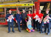 Louth Fire Station's Brew with the Crew for Lily. Photos: Chris Frear