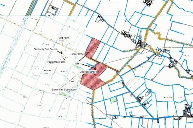 The proposed location of the site. Photo Boston Borough Council