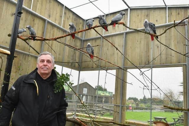 CEO Steve Nicholls at Lincolnshire Wildlife Park.