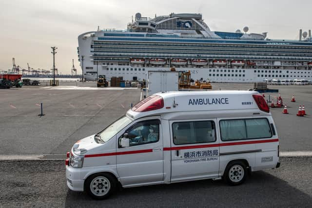 A number of people contracted coronavirus while onboard the Diamond Princess cruise ship earlier this year