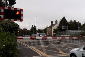 The Sleaford Road level crossing. Library image