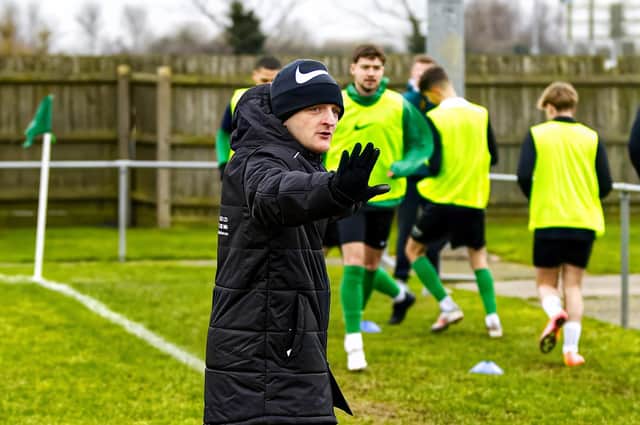 Matt Evans now prepares his side for a big game with Gresley Rovers this weekend. Photo: Steve W Davies.