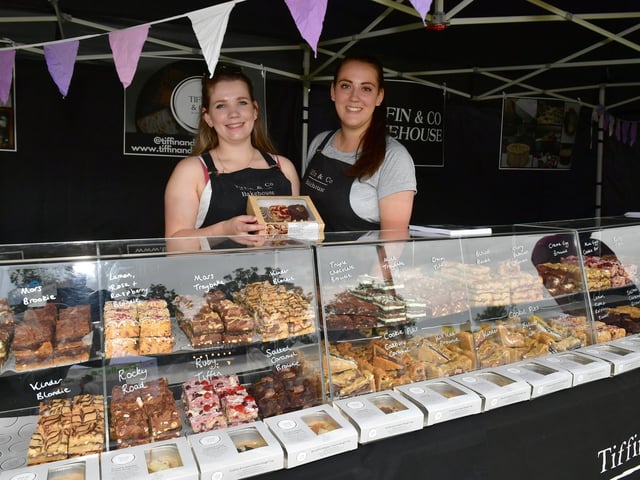 L-R Shannon Riglin and sister Kaleigh Riglin of Tiffin & Co Bakehouse, of Sleaford.