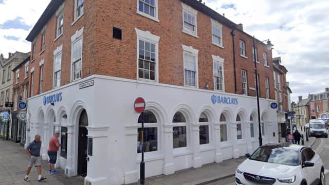 The Barclays branch in Sleaford. Photo: Google