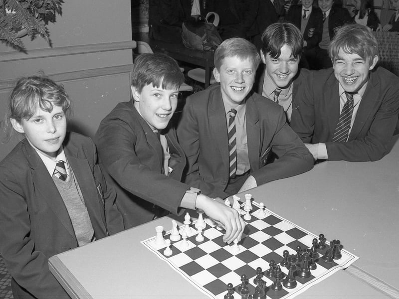 The team from Giles School, Old Leake.