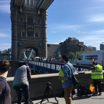 The first shot taken of the film was from Tower Bridge
