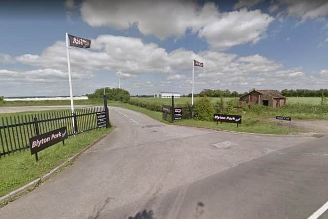 The crash happened in the vicinity of Blyton Park Driving Centre