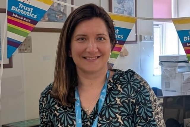 Rachel Thompson, lead dietitian at Lincolnshire Community and Hospitals NHS Group.