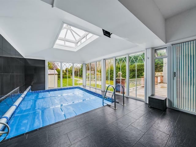The swimming pool.
